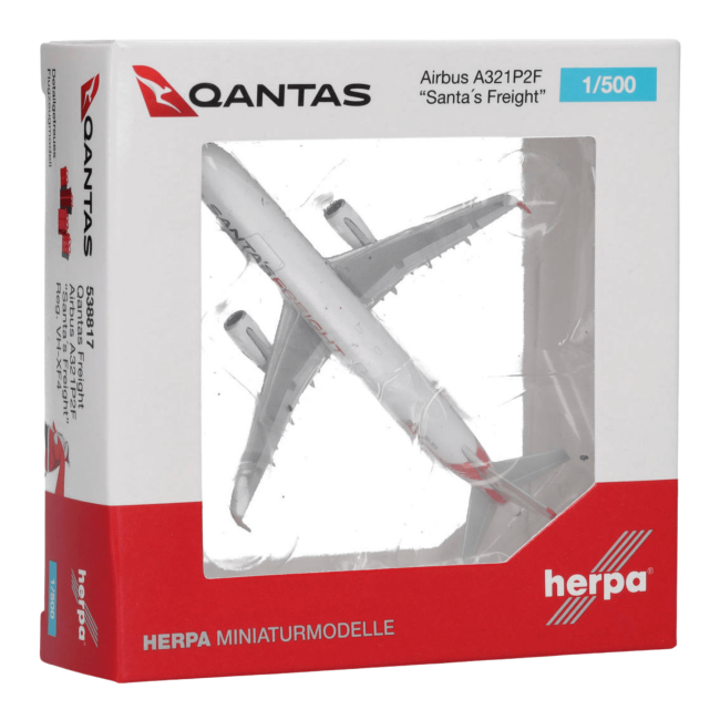 Herpa Wings Flugzeugmodell Qantas Airbus A321P2F (1:500)